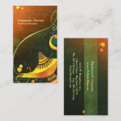 Carte De Visite Planificateur d'événements Lamp de Genie (Devant / Derrière)