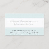 Carte De Visite Planificateur d'événements minimal simple (Dos)