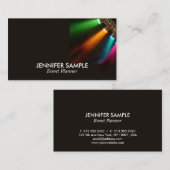 Carte De Visite Planificateur d'événements moderne professionnel é (Devant / Derrière)