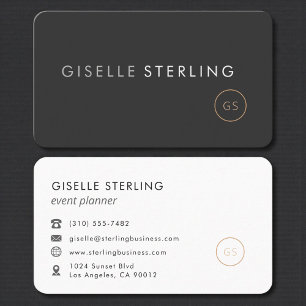 Carte De Visite Planificateur d'événements Professionnel