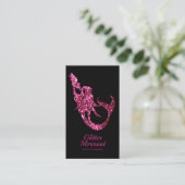 Carte De Visite Planificateur d'événements rose Parties scintillan (Debout devant)