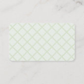 Carte De Visite Planificateur d'événements simple (Dos)