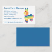 Carte De Visite Planificateurs du parti Rainbow Stried Pinata (Devant / Derrière)