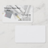 Carte De Visite Planification architecturale de construction (Devant / Derrière)