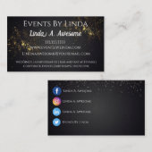 Carte De Visite Planification des événements (Devant / Derrière)