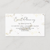 Carte De Visite Planification des événements Balloirs de Parties s (Dos)