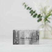 Carte De Visite Planification des événements Silver Balloons (Debout devant)