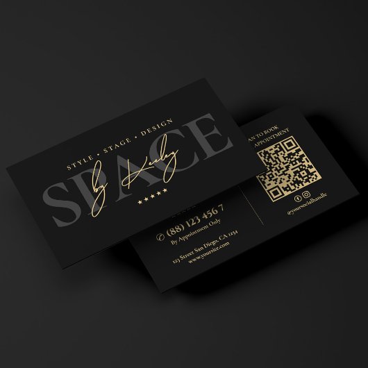 Carte De Visite Planification d'espace de concepteur d'intérieur é