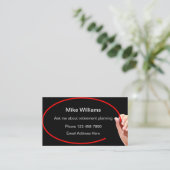 Carte De Visite Planification financière de la retraite (Debout devant)