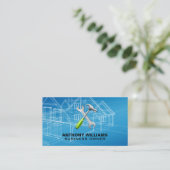 Carte De Visite Plans | Construction | Entrepreneur général (Debout devant)
