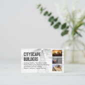 Carte De Visite Plans d'architecte | Entrepreneurs de construction (Debout devant)