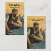 Carte De Visite Plans et dessins d'architecte de bâtiments anciens (Devant / Derrière)