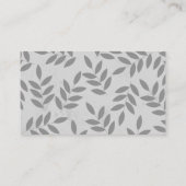 Carte De Visite Plante (Dos)