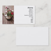 Carte De Visite Plante de clôture et de pot à fleurs (Devant / Derrière)