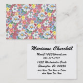 Carte De Visite Plante de la semence et de regarder la croissance  (Devant / Derrière)