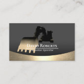 Carte De Visite Plante d'excavateur de construction professionnell (Devant)