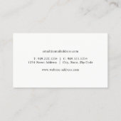 Carte de visite Plante du Desert Cactus (Dos)