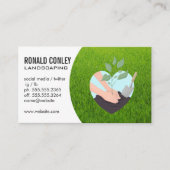 Carte De Visite Planter un arbre | Herbe (Devant)