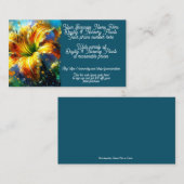 Carte De Visite Plantes de jour et de pépinière Vente Etsy (Devant / Derrière)