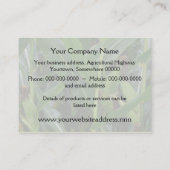 Carte De Visite Plantes de maïs dans un paysage de ferme (Dos)