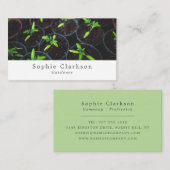 Carte De Visite Plantes de tomates, Service de jardinage, Horticul (Devant / Derrière)