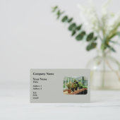 Carte De Visite Plantes en serre (Debout devant)