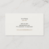 Carte De Visite Plaque de diamant noir et blanc rétro (Dos)