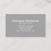 Carte De Visite Plaque de diamant professionnelle QR Code Rustique (Dos)