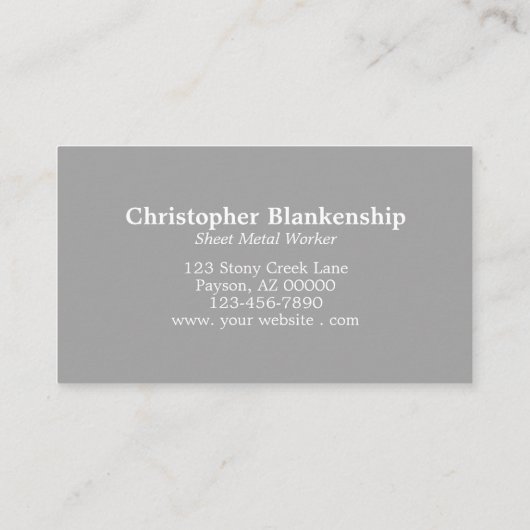 Carte De Visite Plaque de diamant professionnelle QR Code Rustique (Dos)