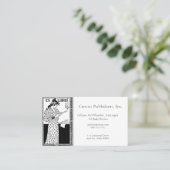 Carte De Visite Plaque de la femme (Debout devant)