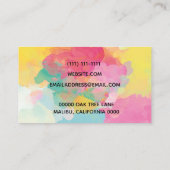 Carte De Visite plaque de peinture (Dos)