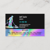 Carte De Visite Plaque de toit pour lave-pression professionnelle (Dos)