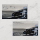 Carte De Visite plaque d'enregistrement vinyle (Devant / Derrière)