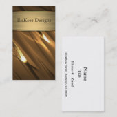 Carte De Visite Plaque d'identification (Devant / Derrière)