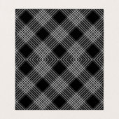 Carte De Visite Plaqué Gris Et Noir (Intérieur déplié)