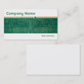 Carte De Visite Plaque mémoire (Devant / Derrière)