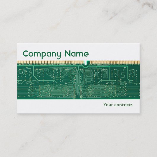 Carte De Visite Plaque mémoire (Devant)