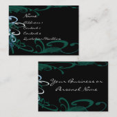 Carte De Visite Plaques de peinture tourbillonnant désaffectées -  (Devant / Derrière)