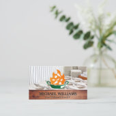 Carte De Visite Plaques de restauration | Logo Cuisine (Debout devant)