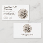 Carte De Visite Plasterer Masonry Drywall (Devant / Derrière)