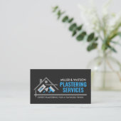 Carte De Visite Plastering Services  (Debout devant)