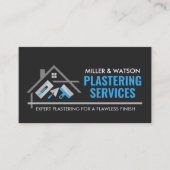 Carte De Visite Plastering Services  (Devant)