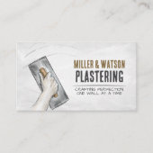 Carte De Visite Plastering Services  (Devant)