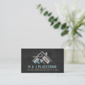 Carte De Visite Plastering Services Drywall Professional (Debout devant)