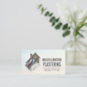 Carte De Visite Plastering Services Drywall Professional (Debout devant)