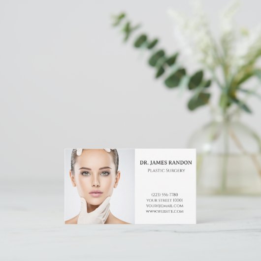 Carte de visite plastique surgery (Debout devant)