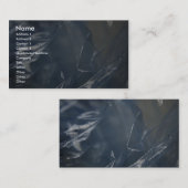 Carte De Visite Plastique unique (Devant / Derrière)