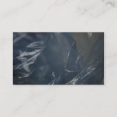 Carte De Visite Plastique unique (Dos)