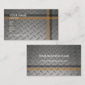 Carte De Visite Plat de diamant de la construction | (Devant / Derrière)