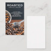 Carte De Visite Plat de haricots de café (Devant / Derrière)